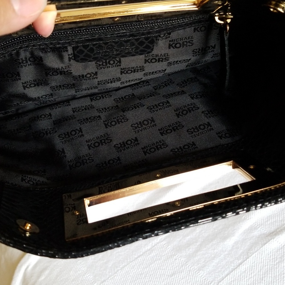 Michael Kors Black Python Clutch - image 3
